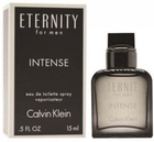 Мініатюра Туалетна вода для чоловіків Calvin Klein Eternity Intense For Men 15 мл (3614223374199)