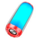 Беспроводная Портативная Bluetooth Колонка Hoco HC8 с RGB ночником |BT5.0, FM, AUX, USB, TF, 10W| Red