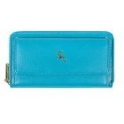 Женский кожаный кошелек Ashwood J54 Blue Atoll (Синий)