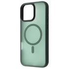 Протиударний матовий чохол із підтримкою MagSafe VVave Matte Insane Case with MagSafe для Apple iPhone 16 Pro Max Green