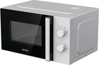 Микроволновая печь 20л Соло Gorenje MO 20 E1WH СВЧ 800 Вт 5 уровней мощности для приготовления, очистка паром, эмаль белая (25,5 см поворотный стол)