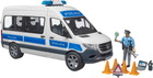 Набір іграшковий Bruder Поліцейське авто MB Sprinter з поліцейським та аксесуарами (2683)