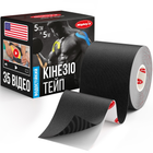 Кинезио спортивный тейп Mighty-X 5 см х 5 м Черний Кинезиотейп - The Best USA Kinesiology Tape