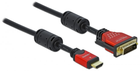 Kabel Delock HDMI – DVI 2 m Black (4043619843428)