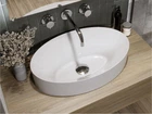 Умивальник врізний MIRAGGIO EVA 15*50*32 Глянець Білий 0000187