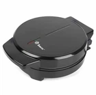 Кругла вафельниця Domotec MS-7710 1000Вт з антипригарним покриттям, Чорний