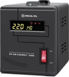 Стабілізатор напруги Real-EL Stab Energy-500 Black 400 Вт (EL122400011)