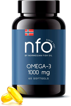 Дієтична добавка NFO Omega 3 100 мг 60 капсул (7090025452031)