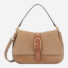 Torebka crossbody damska ze skóry naturalnej Furla WB00996BX33543612S1007 Brązowa (8050597550657)