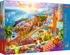 Puzzle Trefl Premium Plus Quality Tea Time  Z wizytą na Santorini 1000 elementów (5900511108422)