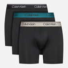 Zestaw majtek boxer męski Calvin Klein 000NB2570A L 3 szt Czarny (8720639817788)