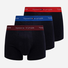 Zestaw majtek boxer męski Tommy Hilfiger UM0UM02763 S 3 szt Czarny (8720637192986)