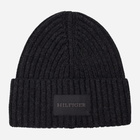 Czapka beany męska Tommy Hilfiger AM0AM12752 One Size Czarna (8720637864661)