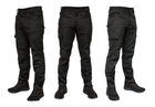 Тактичні штани WinTac Varvar Black Urban Tactical Pants Special Fabric 5XL чорні