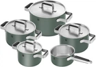 Набор кастрюль Zwilling Pure из 5 предметов зеленый нержавеющая сталь для индукции