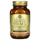 Биотин Solgar (Biotin) 5000 мкг 50 капсул