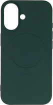 Панель Hurtel Liquid Silicone Case MagSafe для Apple iPhone 16 Dark Green (5907769363429)