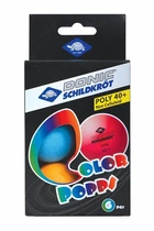 Мячи для настольного тенниса DONIC Color popps комплект 6 штук разноцветные