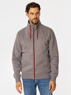 Bluza męska rozpinana streetwear z kołnierzykiem Lee Cooper Amelio 3020 XL Szara (5905991711179)