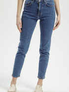 Jeansy slim fit damskie z wysokim stanem Cross Jeans P 509-014 29-30 Granatowe (8697319601008)