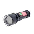 Фонарь Quantum Adept 10W LED zoom +COB з USB+ Li-ion18650/2600mAh (QM-FL1031-18650/2600)[83855]