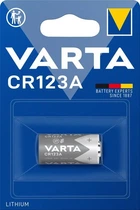 Батарейка літієва VARTA CR 123 A (CR123A) Lithium 3V