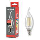 Светодиодная филаментная LED лампа E14 10W 4200K С37 ETRON 1-EFP-136 Filament