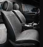 Накидки на передние сиденья алькантара Elegant EL 700 213 NAPOLI серые