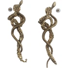 Серьги Медуза Горгона Seta Decor 23-543GL-CH