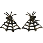 Серьги Spider Queen Seta Decor 24-506BLK-GL