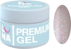 Гель для нарощування нігтів LUNA Diamond Gel №10 з блискітками, 15 мл для манікюру та педікюру