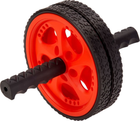 Podwójny wałek do ćwiczeń Pure2Improve Exercise Wheel Black/Red (8719407035394)