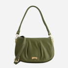 Torebka crossbody damska ze skóry naturalnej VENEZIA M009LEGRTOR114 Zielona (5906140581827)