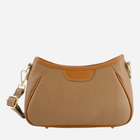 Torebka crossbody damska ze skóry naturalnej VENEZIA D002LEBRTOR115 Brązowa (5906140579190)