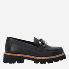 Loafersy damskie skórzane VENEZIA E012LEBLOBM041 40 26 cm Czarne (5906140542415)