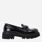 Loafersy damskie lakierowane VENEZIA E014PABLOBM029 37 24 cm Czarne (5906140528273)