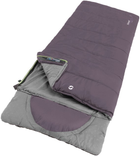 Śpiwór Outwell Contour 220 x 85 cm Left Dark Purple (5709388136046)