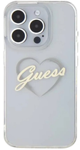 Панель Guess Hardcase IML Heart для Apple iPhone 16 Pro Max Transparent (GUHCP16XHCHGSPT)