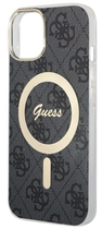 Панель Guess Hardcase IML 4G MagSafe для Apple iPhone 16 Pro Black (GUHMP16LH4STK)