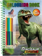 Розмальовка Moxy Dinosaur Expedition з наліпками та олівцями (961029) (8715427128030)