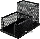 Металева підставка для канцелярського приладдя Buromax Чорна (BM.6242-01)