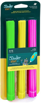 Filament do 3D dlugopisu 3Doodler Neon Glow 2.5 mm 75 szt. 3DS-ECO-MIX4-75 Purple/Yellow/Green (817005024340)