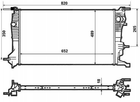 Радиатор охлаждения двигателя NRF 53965 Renault Megane, Grand Scenic, Scenic 214100014R, 8660003475