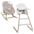 Стільчик для годування Lionelo DALIA SET GREY STONE NATURZAL