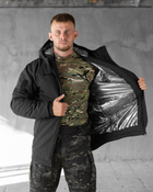 Тактична зимова куртка SoftShell Omni-Heat 2XL чорна (83226)