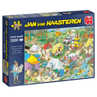 Puzzle Jumbo Jan van Haasteren Camping in the Forest 2000 elementów 19087 (8710126190876)