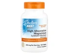 Магній гліцинат Doctor's Best High Absorption Magnesium 100 mg 120 tabs