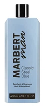 Шампунь та гель для душу Marbert Man Classic Steel Blue Shower Gel & Shampoo, 400мл