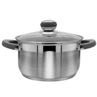 Каструля з нержавіючої сталі Zauberg 6,1л ZB-6,1 CG GREY
