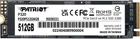 Накопичувач SSD 512GB Patriot P320 M.2 2280 PCIe 3.0 x4 NVMe TLC (P320P512GM28)